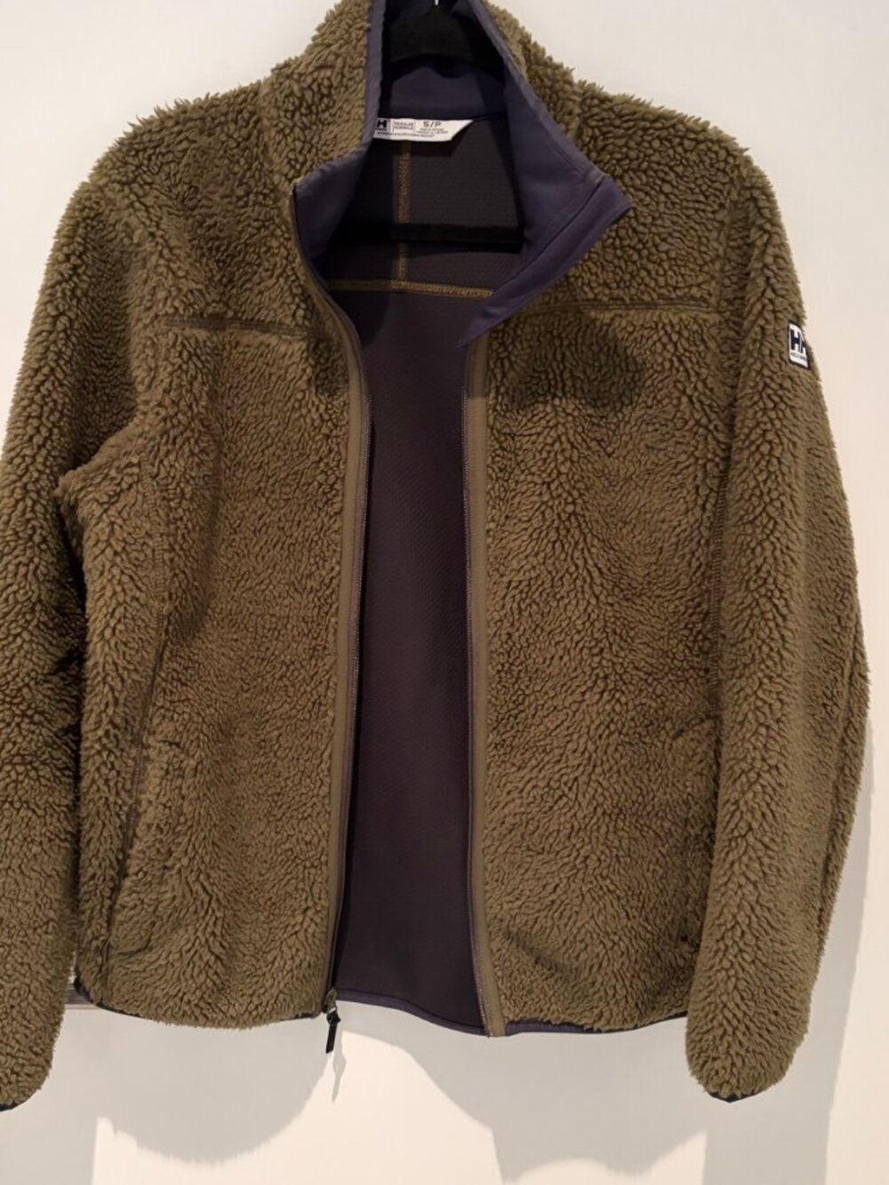 Helly Hansen Pile Fleece Full Zip Jacket Olive Green S